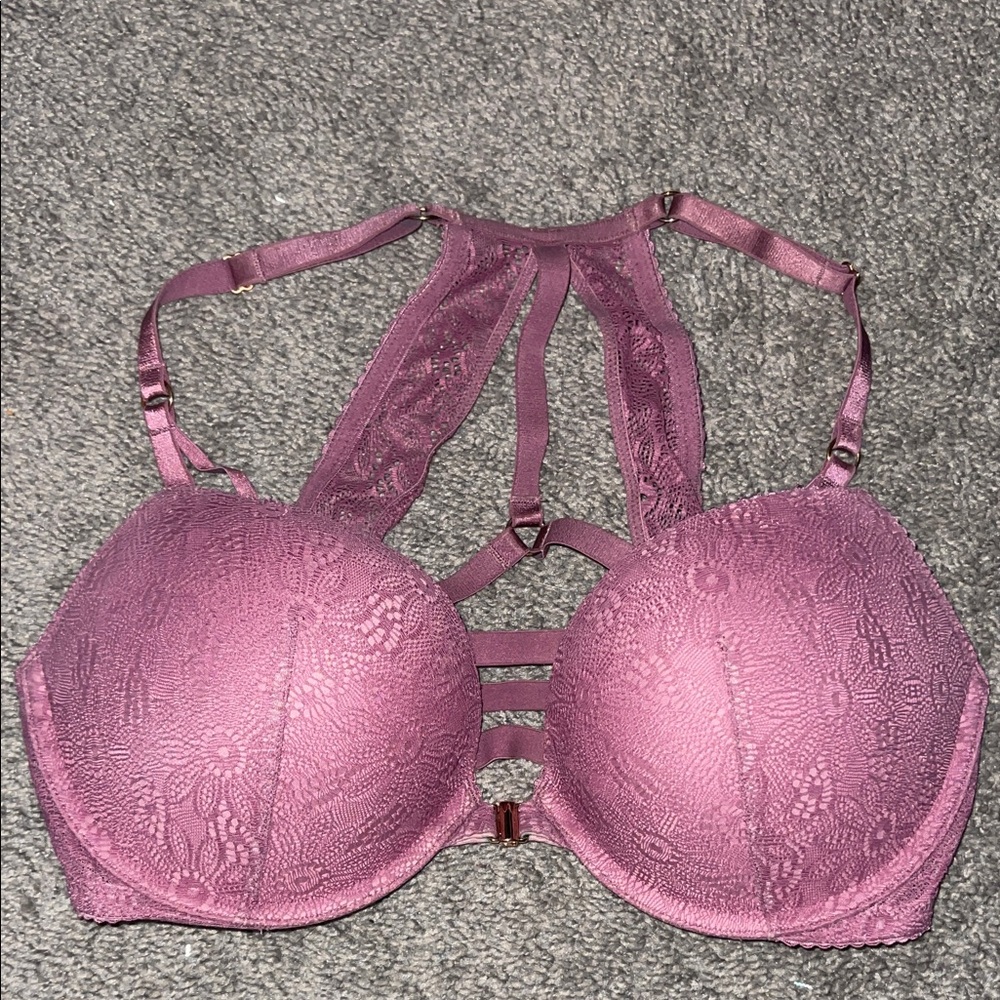 Victoria's Secret Lace Bra in Dusty Rose